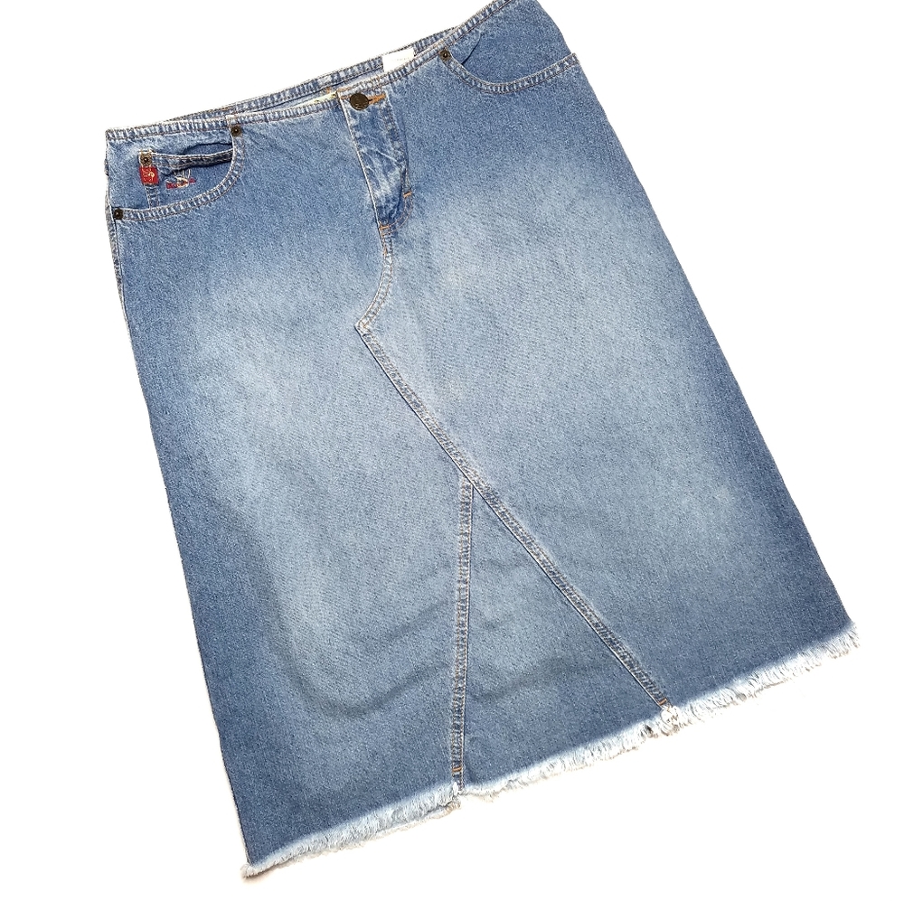 Mudd A-line Denim Skirt